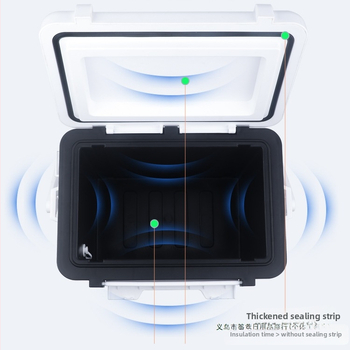 Nešiojamas izoliuotas šaldytuvas lauko kempingui ir jūrinei žvejybai