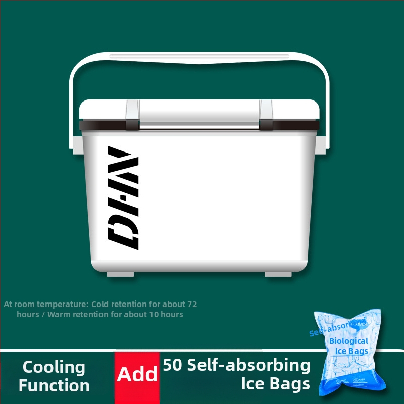 Nešiojamas izoliuotas šaldytuvas lauko kempingui ir jūrinei žvejybai