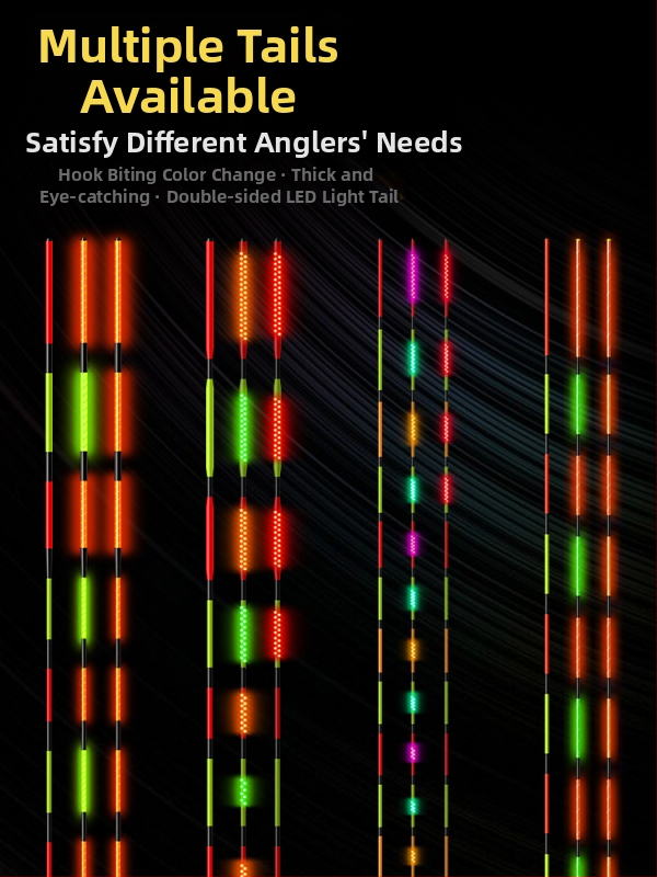 Вертикален дрейф плувка с OLED светлина, висока чувствителност, тръстикова конструкция