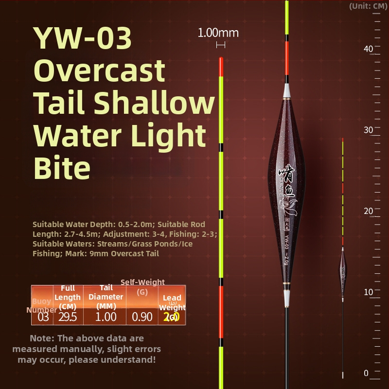 Вертикално дрейфуваща риболовна плаваща - нано материал, висока чувствителност, удебелен дизайн, модел 32889