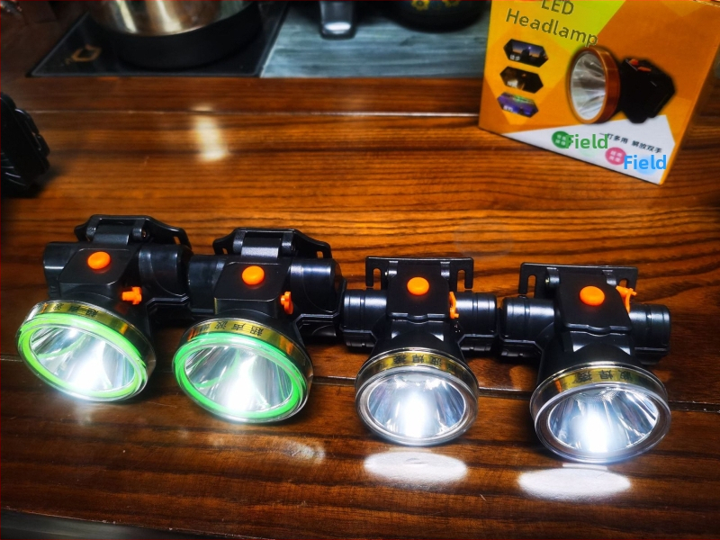 LED φακός κεφαλής με ζώνη για το κεφάλι, επαναφορτιζόμενος, διάρκεια λειτουργίας 8–9 ωρών, αδιάβροχος (45 γρ.)