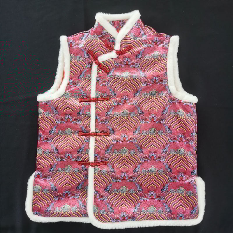 Мъжки безръкав жилет, прав крой, без яка, едноредков, четири сезона