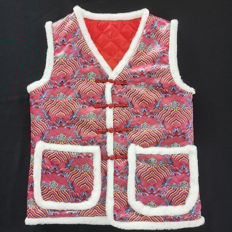 Мъжки безръкав жилет, прав крой, без яка, едноредков, четири сезона