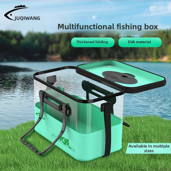 Camper EVA Kokkupandav Läbipaistev Kalakast – Välitingimustesse Kalapüügiks, Mitmekülgne Kast