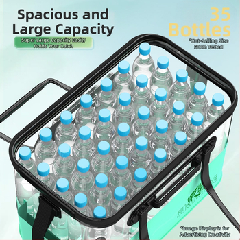 Camper EVA Kokkupandav Läbipaistev Kalakast – Välitingimustesse Kalapüügiks, Mitmekülgne Kast