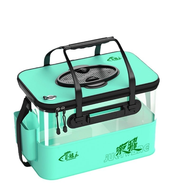 Camper EVA Kokkupandav Läbipaistev Kalakast – Välitingimustesse Kalapüügiks, Mitmekülgne Kast