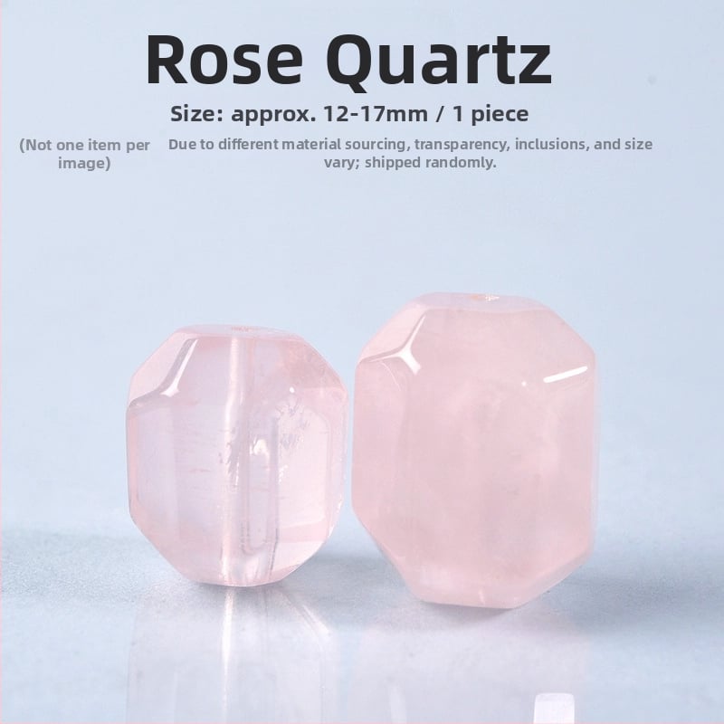 Разпръснати мъниста — естествен кристал, полуготови за направи си сам, компоненти за гривна от мъниста за съчетаване по форма, индивидуално опаковани