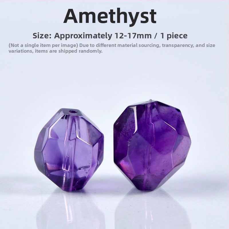 Разпръснати мъниста — естествен кристал, полуготови за направи си сам, компоненти за гривна от мъниста за съчетаване по форма, индивидуално опаковани