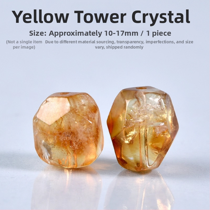 Разпръснати мъниста — естествен кристал, полуготови за направи си сам, компоненти за гривна от мъниста за съчетаване по форма, индивидуално опаковани