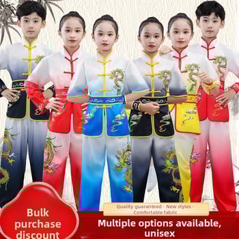 Vienodos lyties Taiji kovos menų uniforma, ilgos ir trumpos rankovės, modelis 69850, poliesterio audinys