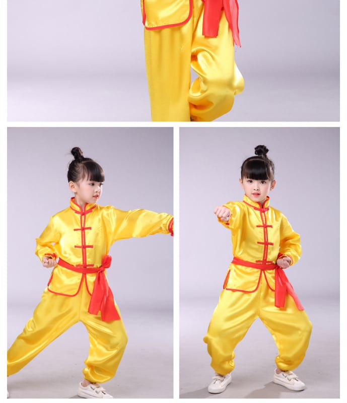 Vienodos lyties Taiji kovos menų uniforma, ilgos ir trumpos rankovės, modelis 69850, poliesterio audinys