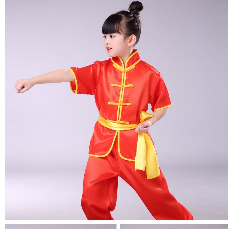 Vienodos lyties Taiji kovos menų uniforma, ilgos ir trumpos rankovės, modelis 69850, poliesterio audinys