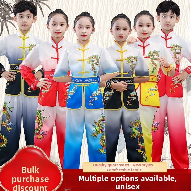 Vienodos lyties Taiji kovos menų uniforma, ilgos ir trumpos rankovės, modelis 69850, poliesterio audinys