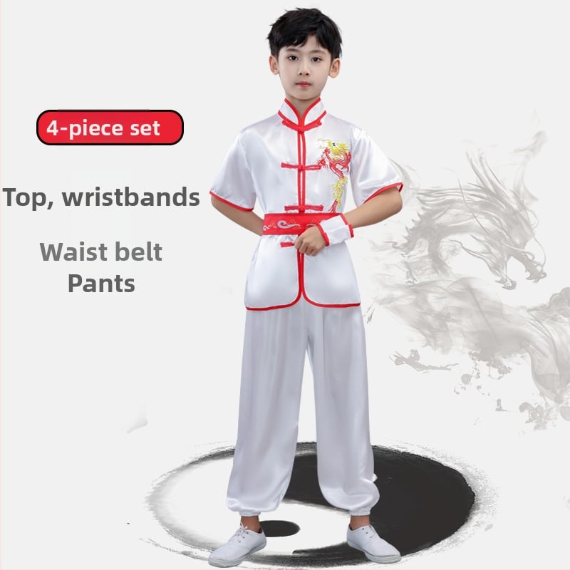 Vienodos lyties Taiji kovos menų uniforma, ilgos ir trumpos rankovės, modelis 69850, poliesterio audinys