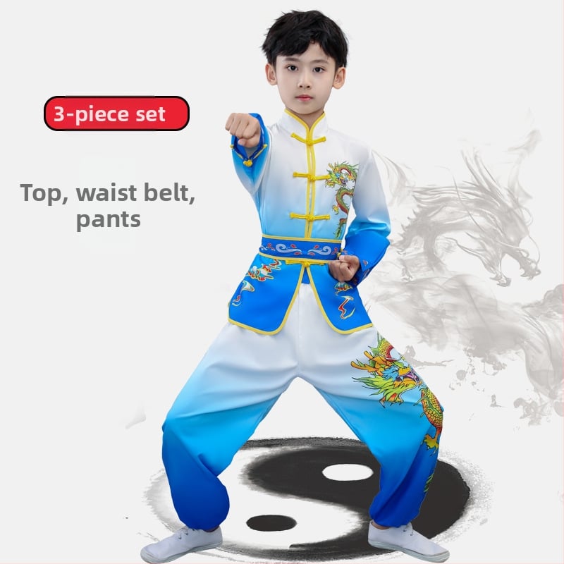 Vienodos lyties Taiji kovos menų uniforma, ilgos ir trumpos rankovės, modelis 69850, poliesterio audinys