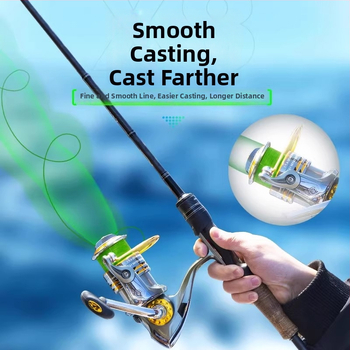 Pagrindinė žvejybos linija Sea Dragon King, PE medžiaga, 8‑gijų ilgi metimai, didelis atsparumas