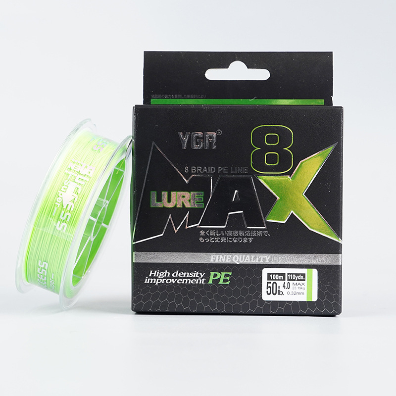 YGR X8 pintas jūrų žvejybos pagrindinė linija, 8 gijų, 100/150 m, PE