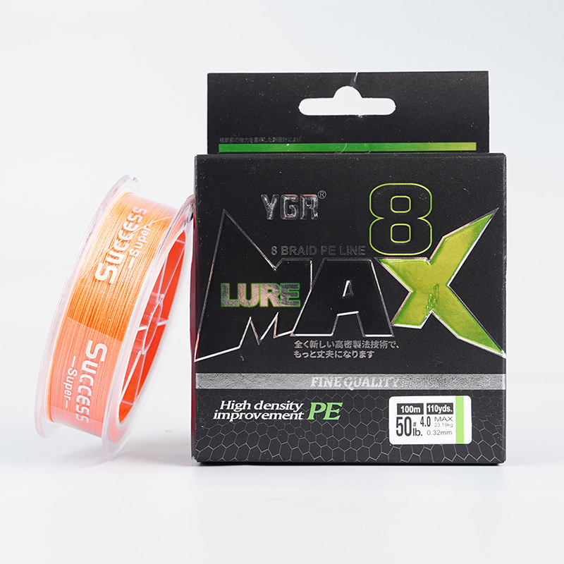 YGR X8 pintas jūrų žvejybos pagrindinė linija, 8 gijų, 100/150 m, PE