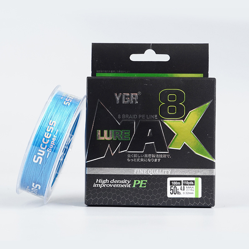 YGR X8 pintas jūrų žvejybos pagrindinė linija, 8 gijų, 100/150 m, PE