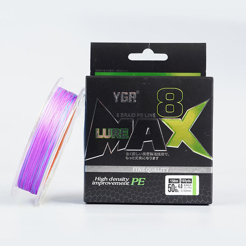 YGR X8 pintas jūrų žvejybos pagrindinė linija, 8 gijų, 100/150 m, PE