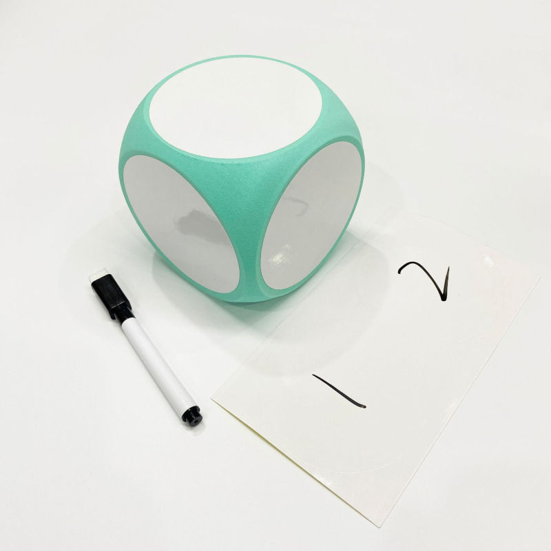 Zar EVA - colțuri rotunjite, șase fețe, jucărie educațională personalizabilă