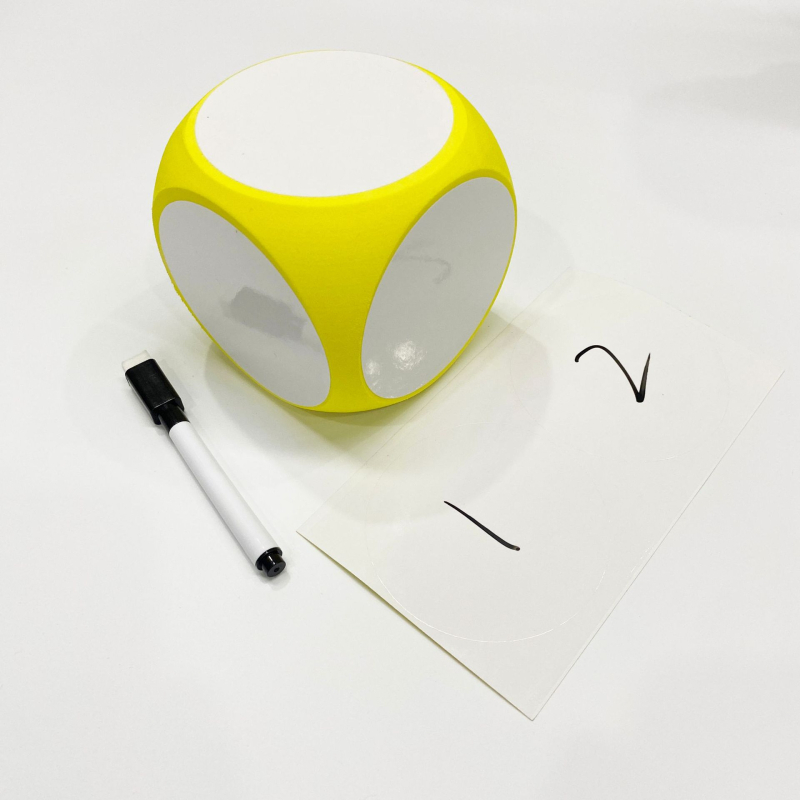 Zar EVA - colțuri rotunjite, șase fețe, jucărie educațională personalizabilă