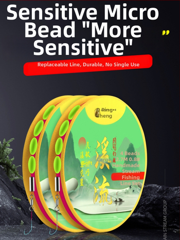 Huansheng nailoninė pagrindinė žvejybos linija – itin tvirta įtempimo jėga, 100 vnt. pakuotėje