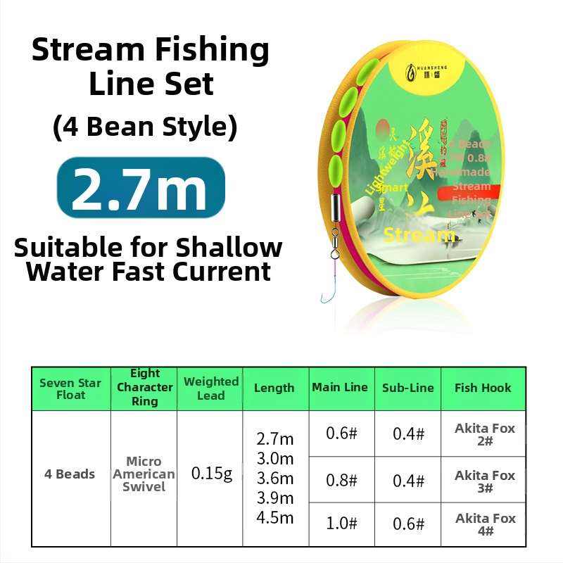 Huansheng nailoninė pagrindinė žvejybos linija – itin tvirta įtempimo jėga, 100 vnt. pakuotėje
