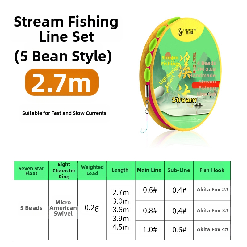 Huansheng nailoninė pagrindinė žvejybos linija – itin tvirta įtempimo jėga, 100 vnt. pakuotėje