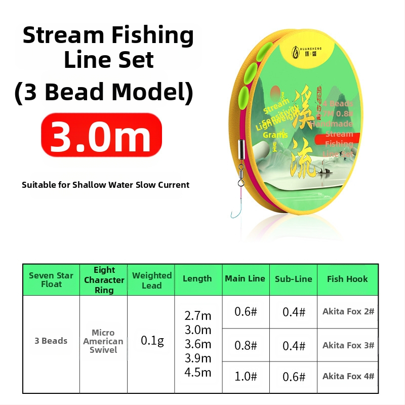 Huansheng nailoninė pagrindinė žvejybos linija – itin tvirta įtempimo jėga, 100 vnt. pakuotėje