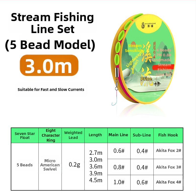Huansheng nailoninė pagrindinė žvejybos linija – itin tvirta įtempimo jėga, 100 vnt. pakuotėje