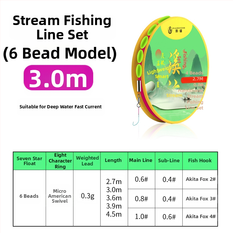 Huansheng nailoninė pagrindinė žvejybos linija – itin tvirta įtempimo jėga, 100 vnt. pakuotėje