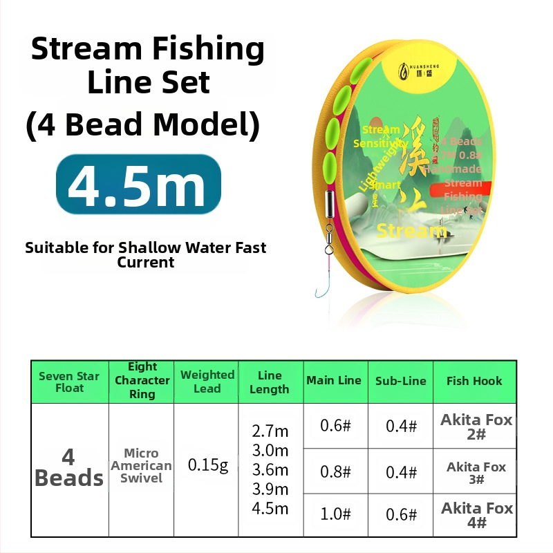 Huansheng nailoninė pagrindinė žvejybos linija – itin tvirta įtempimo jėga, 100 vnt. pakuotėje