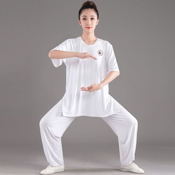 Taiji kostiumas – kordurojo audinys, linas 91–95%, Taiji treniruotėms