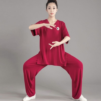 Taiji kostiumas – kordurojo audinys, linas 91–95%, Taiji treniruotėms