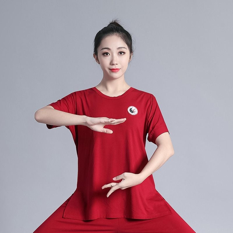 Taiji kostiumas – kordurojo audinys, linas 91–95%, Taiji treniruotėms