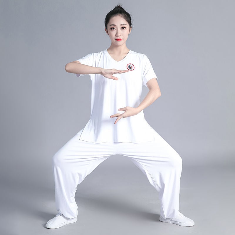 Taiji kostiumas – kordurojo audinys, linas 91–95%, Taiji treniruotėms