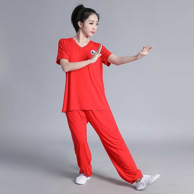 Taiji kostiumas – kordurojo audinys, linas 91–95%, Taiji treniruotėms