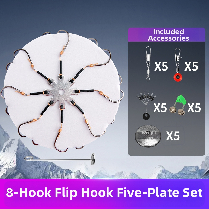 Flip kablių rinkinys Nr. 8, žvejybai rezervuare, 1 vnt