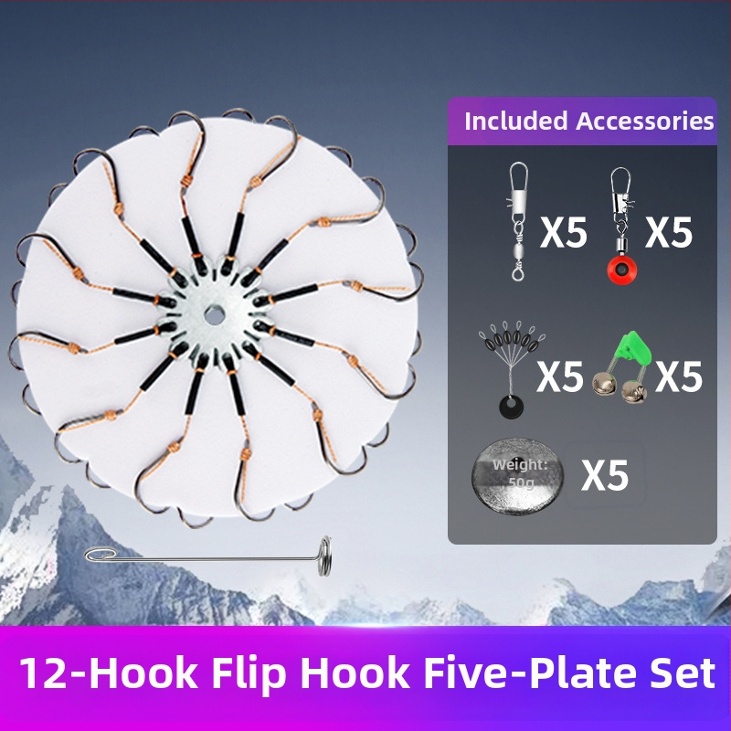 Flip kablių rinkinys Nr. 8, žvejybai rezervuare, 1 vnt