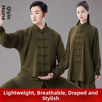 Taiji drabužiai, kordurojo audinys, 100% lino