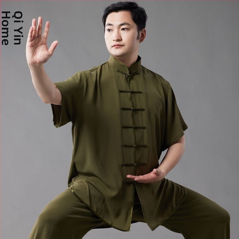 Taiji drabužiai, kordurojo audinys, 100% lino