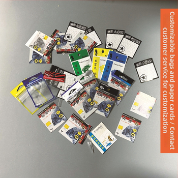 Zivsaimniecības āķu papīra karte – plastmasa, gravēta druka, iepakošanas maisiņā, logotips drukāts (0.1)