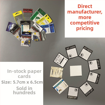 Zivsaimniecības āķu papīra karte – plastmasa, gravēta druka, iepakošanas maisiņā, logotips drukāts (0.1)