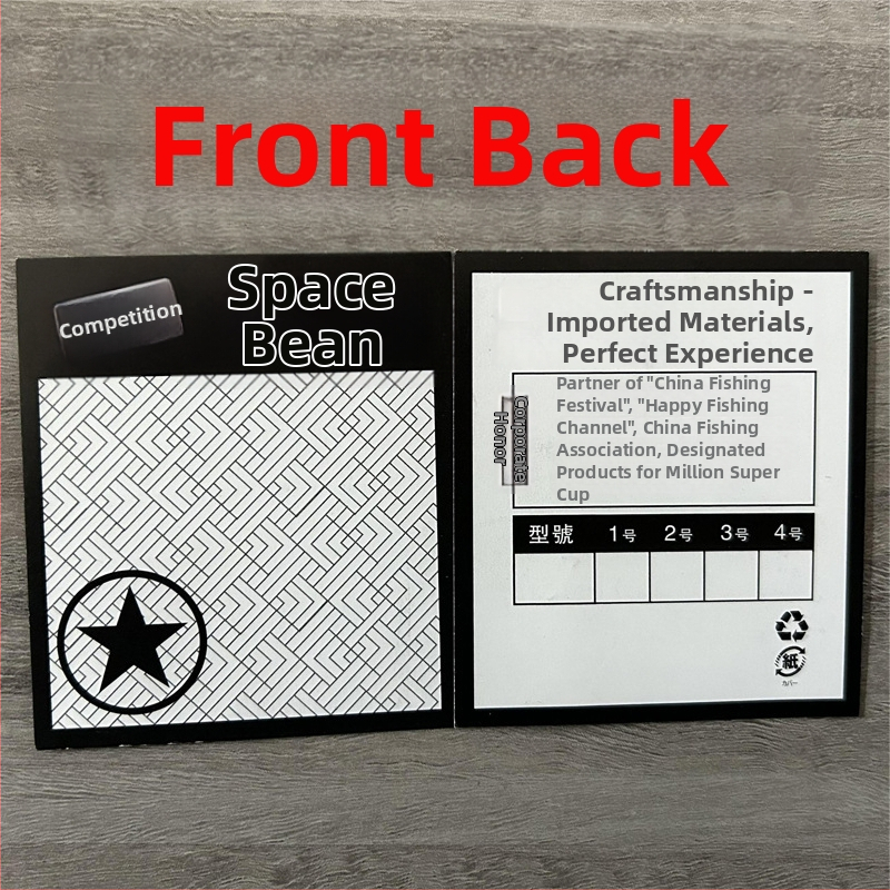 Zivsaimniecības āķu papīra karte – plastmasa, gravēta druka, iepakošanas maisiņā, logotips drukāts (0.1)