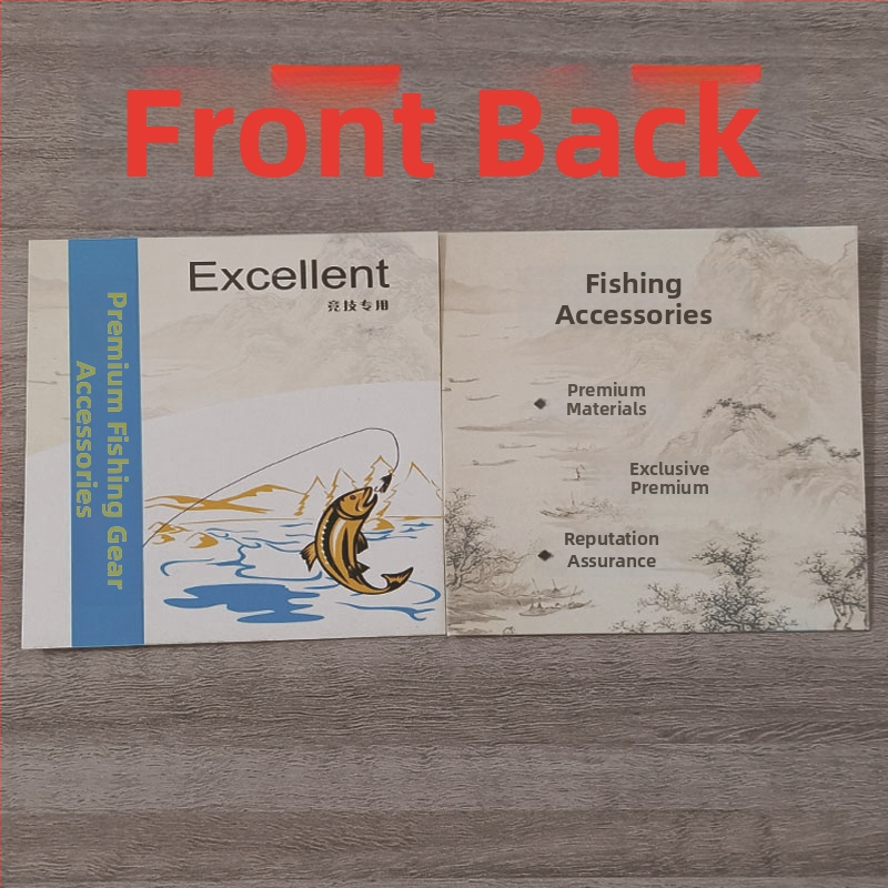 Zivsaimniecības āķu papīra karte – plastmasa, gravēta druka, iepakošanas maisiņā, logotips drukāts (0.1)