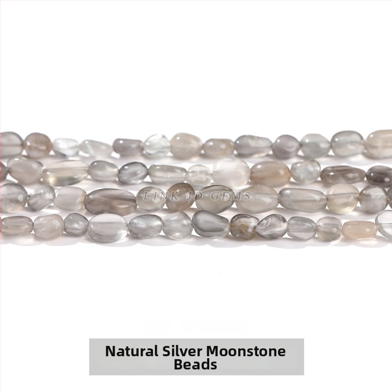 DIY κρυστάλλινες χάντρες — ακανόνιστες χάντρες από φυσικούς λίθους (ροζ χαλαζίας, αμέθιστος) για κοσμήματα