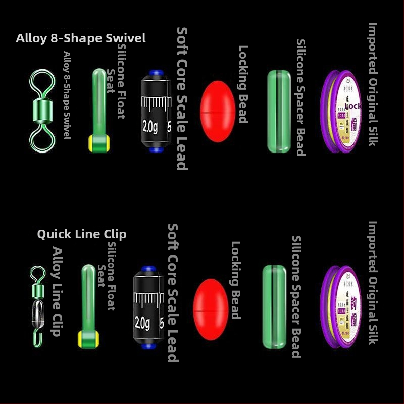 Zlaté vlákno rybárskeho lanka – hlavná línia zviazaná, hotový výrobok, mäkká sada, kompletná súprava
