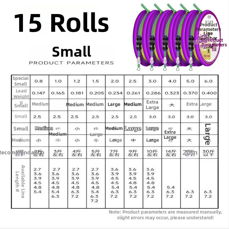 Auksinės siūlės žvejybos linijos rinkinys – pagrindinė linija sujungta, paruoštas gaminys, minkštas rinkinys