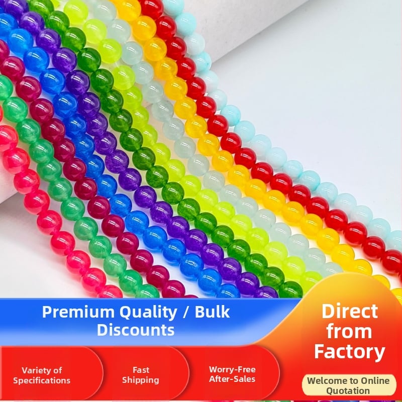 Χάντρες από φυσικό λίθο, σφαιρικές, χειροποίητες, με μοτίβο Τοτέμ, προέλευση Jinhua